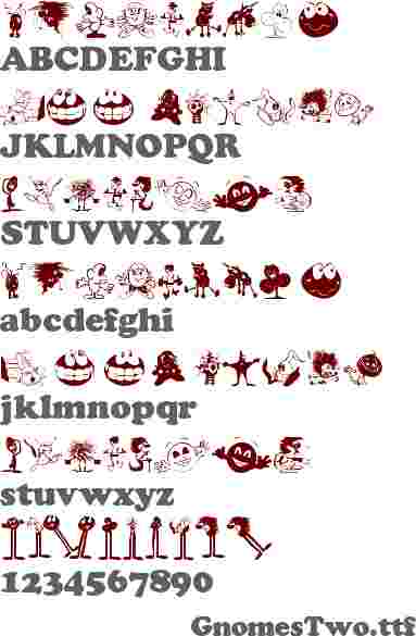 gnomes font